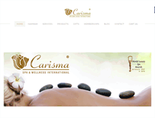 Tablet Screenshot of carismaspa.com